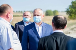 Igor Dodon a verificat lucrările de reparație sau reabilitare a unor sectoare de drum