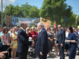 Președintele Nicolae Timofti a participat la festivitățile dedicate Hramului satului Ciobalaccia, Cantemir