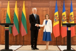 Press statement by President Maia Sandu after the meeting with the President of the Republic of Lithuania, Gitanas Nauseda 