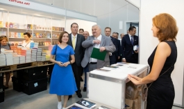 Președinta Maia Sandu a participat la Salonul Internațional de Carte Bookfest Chișinău 2022, de Ziua Limbii Române