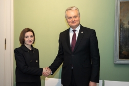 President Maia Sandu met with Lithuanian President Gitanas Nausėda in Munich
