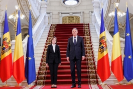 President Maia Sandu at the meeting with Romanian President Klaus Iohannis: "Today, more than ever, we feel Romania's strong support"