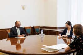 President Maia Sandu met with UAE Ambassador Salem Ahmed Al Kaabi