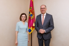 Moldovan-German cooperation discussed by President Maia Sandu and Parliamentary State Secretary of the German Ministry of Economy Niels Annen