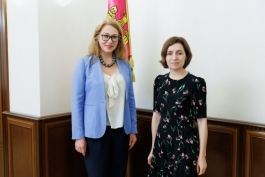 The head of state met with the Estonian Ambassador to Moldova, Ingrid Kressel Vinciguerra, at the end of her tenure