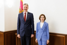 The head of state had a meeting with the Ambassador of the Republic of Latvia in Chișinău, Uldis Mikuts