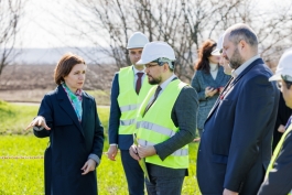 Președinta Maia Sandu anunță despre demararea construcției unei noi linii electrice aeriene care unește sistemul energetic al Republicii Moldova cu cel al României