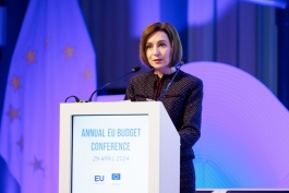 Președinta Maia Sandu, la Conferința privind următorul buget al UE: „Un buget european al păcii ne va ajuta să accelerăm procesul de aderare”