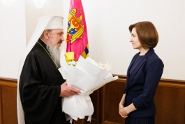 Președinta Maia Sandu a avut o întrevedere cu Înaltpreasfințitul Petru, Arhiepiscopul Chișinăului, Mitropolit al Basarabiei și Exarh al Plaiurilor